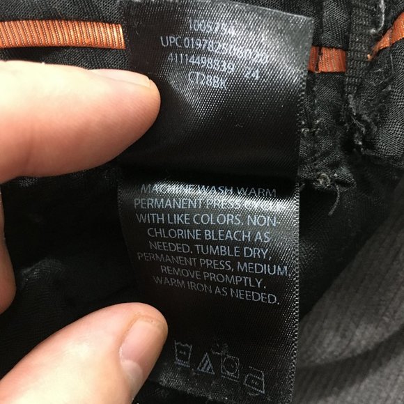 Haggar Mens 36 x 32 Charcoal Gray 100% Cotton Flat Front Straight Leg Pants - Picture 2 of 9